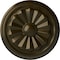 Ekena Millwork Olivia Ceiling Medallion (Fits Canopies up to 2 1/8"), Hand-Painted Green Gold, 7 7/8"OD x 1 1/8"P CM07OLGGS - alternate 1